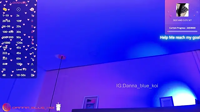 blue koi online show from January 2025 07:22:01 AM