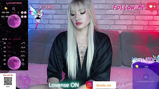 Eva Evile online show from December 2024 12:34:02 PM