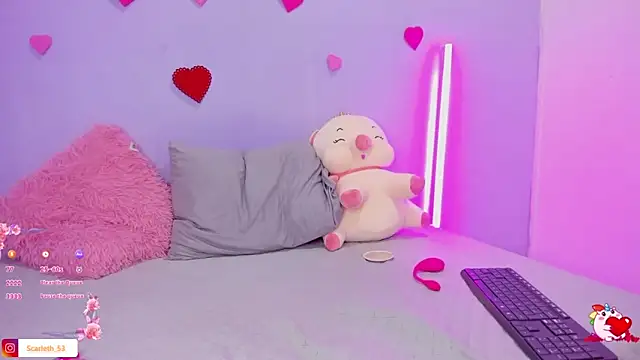 Scarlet Red  online show from March 2025 12:01:02 PM