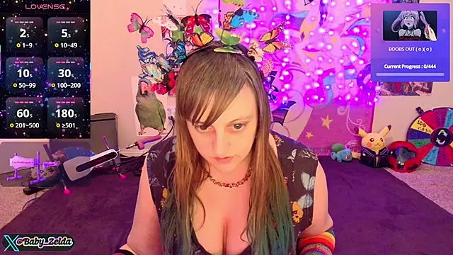 BabyZelda online show from January 2025 12:54:01 PM