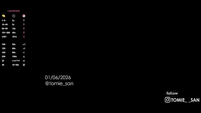 tomie san online show from June 2026 10:50:02 AM