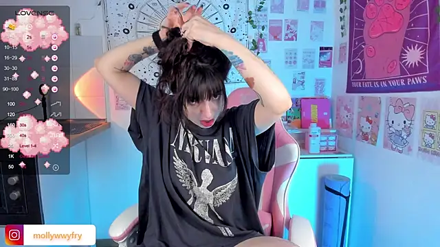 Snapshot of mollydoorsis1 chatting on March 2025 07:17:01 PM mollydoorsis1 online show from March 2025 07:17:01 PM