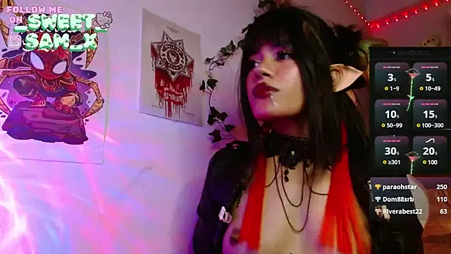 Snapshot of sweet_Samx chatting on February 2025 09:25:02 AM sweet Samx online show from February 2025 09:25:02 AM