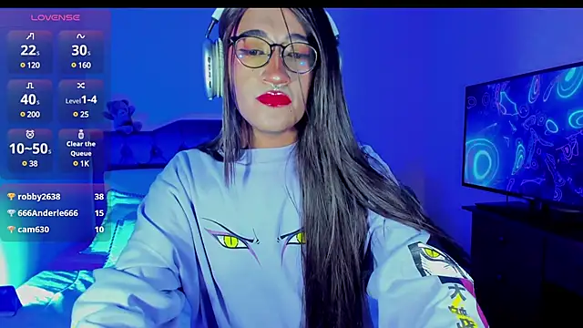 Snapshot of Lararose01 chatting on December 2024 09:19:02 AM Lararose01 online show from December 2024 09:19:02 AM