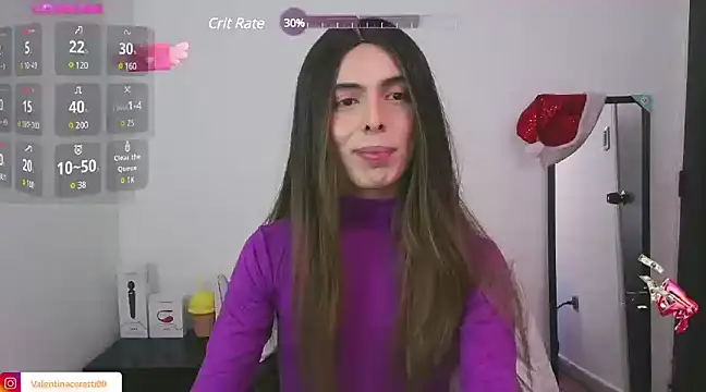 valentina crtti online show from December 2024 05:01:01 PM