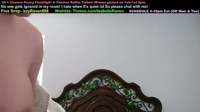 Snapshot of IsabelleRaven chatting on February 2026 05:29:01 PM IsabelleRaven online show from February 2026 05:29:01 PM