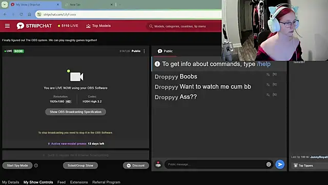 Snapshot of LilyFoxxx chatting on December 2024 05:26:01 AM LilyFoxxx online show from December 2024 05:26:01 AM