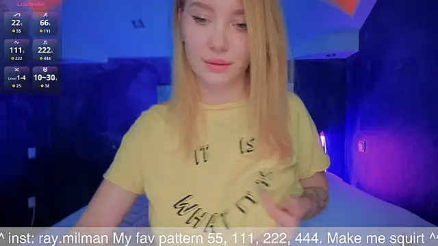 AliceMilman online show from November 2025 12:00:02 PM