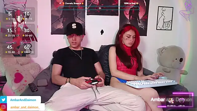 Ambar and daimon  online show from October 2025 06:47:01 AM