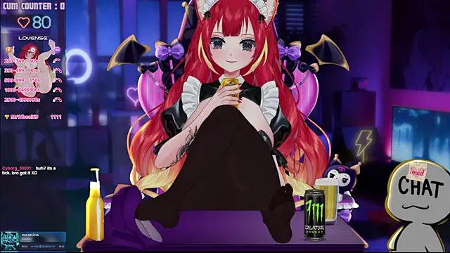 Snapshot of LewdKira_VT chatting on April 2026 05:26:02 PM LewdKira VT online show from April 2026 05:26:02 PM