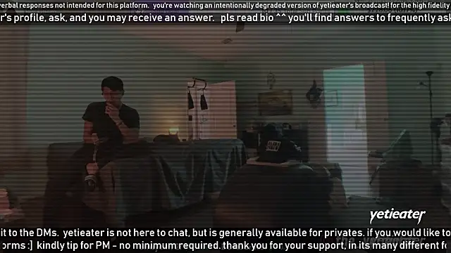 Snapshot of yetieater chatting on January 2025 06:12:02 PM yetieater online show from January 2025 06:12:02 PM