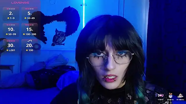 goth minerva online show from September 2025 01:58:02 PM