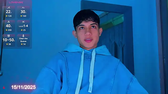 Sebax Young online show from November 2025 09:00:02 PM