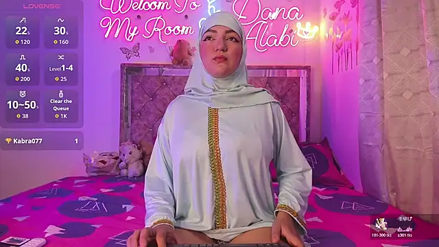 Snapshot of Dana-Alabi chatting on February 2026 12:49:01 PM Dana-Alabi online show from February 2026 12:49:01 PM