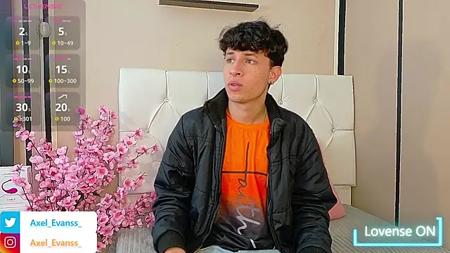 Axel  Evans online show from October 2025 12:28:02 PM