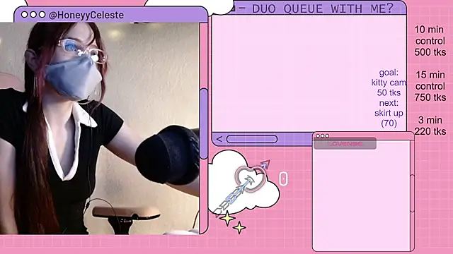 Snapshot of HoneyyCeleste chatting on May 2026 06:16:02 PM HoneyyCeleste online show from May 2026 06:16:02 PM