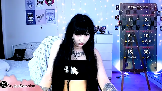 Crystal somnia online show from October 2025 02:45:01 AM