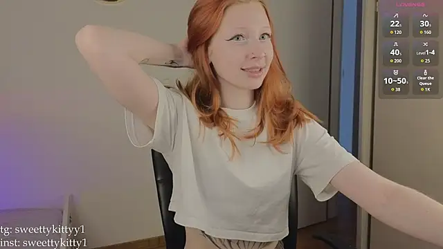 Snapshot of sweettykitty chatting on July 2026 01:14:02 PM sweettykitty online show from July 2026 01:14:02 PM