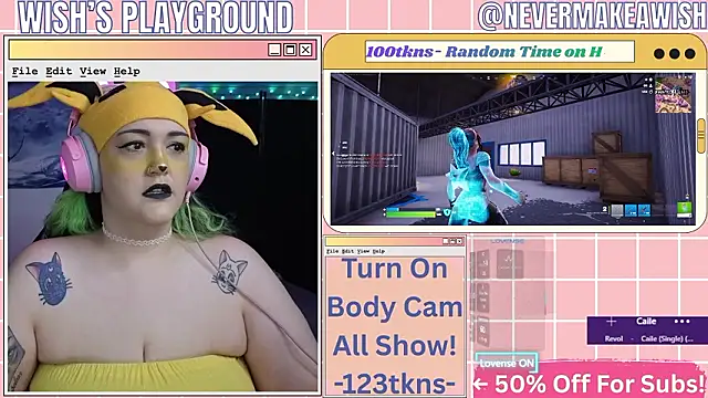 nevermakeawish online show from February 2026 03:40:01 PM