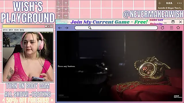 nevermakeawish online show from March 2026 04:28:02 AM