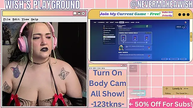 nevermakeawish online show from March 2026 08:29:02 AM