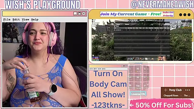 nevermakeawish online show from April 2026 09:43:01 AM