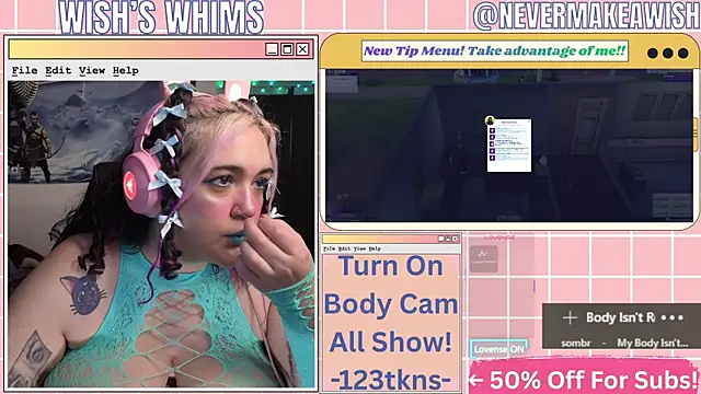 nevermakeawish online show from June 2026 09:48:02 AM