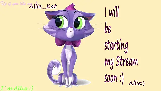 Allie Kat online show from April 2026 01:41:02 PM