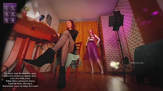 Giantess Eva online show from March 2026 09:32:02 PM