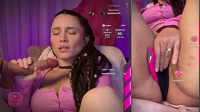 Snapshot of DreadPink chatting on April 2026 09:56:01 PM DreadPink online show from April 2026 09:56:01 PM