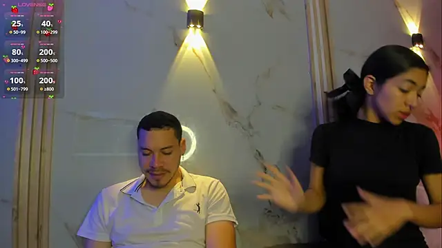 Snapshot of Aron_and_molly chatting on February 2026 12:19:01 PM Aron and molly online show from February 2026 12:19:01 PM