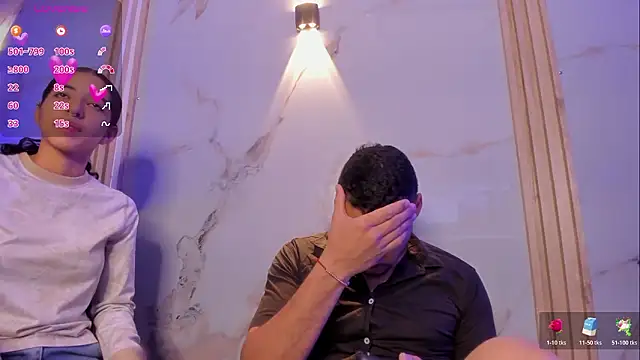 Snapshot of Aron_and_molly chatting on February 2026 12:05:02 PM Aron and molly online show from February 2026 12:05:02 PM