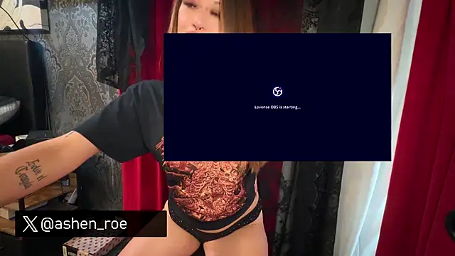 AshenRoe online show from March 2026 12:12:01 AM