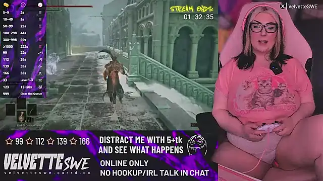 Snapshot of VelvetteSWE chatting on June 2026 05:51:01 PM VelvetteSWE online show from June 2026 05:51:01 PM