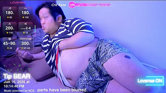 ChubbyBEAR039 online show from June 2026 01:14:01 PM