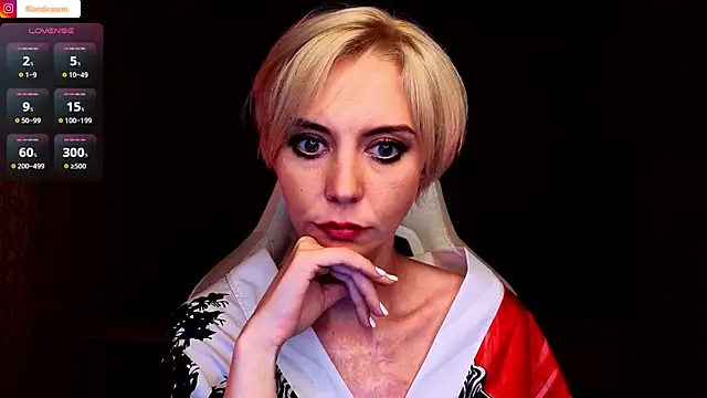 Blondice ann online show from July 2026 08:35:01 PM