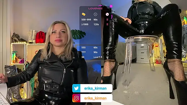 Erika Kirman online show from January 2025 12:01:01 PM