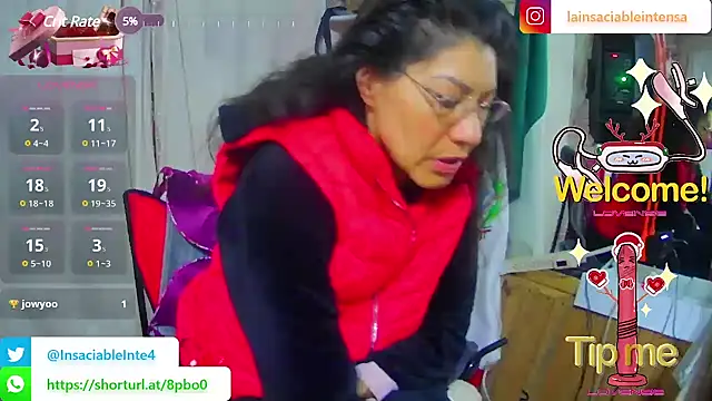 LaInsaciableIntensa online show from February 2025 01:17:02 PM