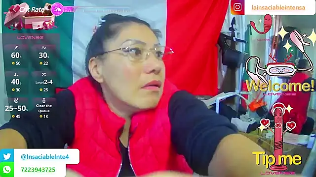 LaInsaciableIntensa online show from March 2025 10:45:02 PM