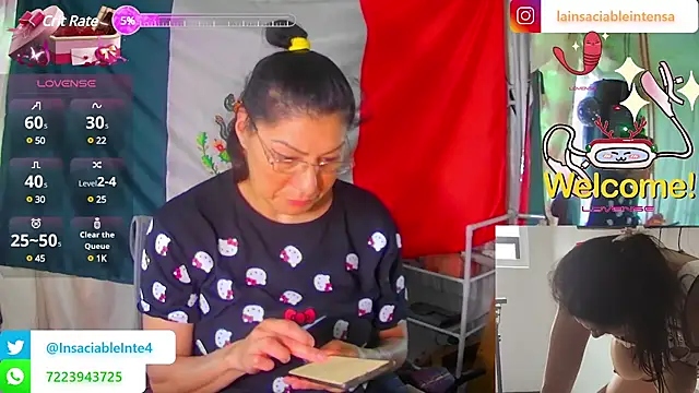 LaInsaciableIntensa online show from March 2025 09:26:02 PM