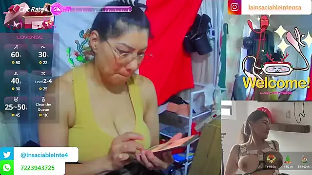 LaInsaciableIntensa online show from March 2025 09:32:02 PM