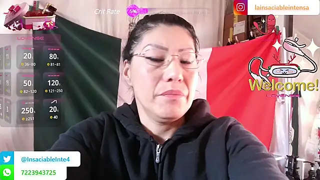 LaInsaciableIntensa online show from March 2025 01:49:01 PM