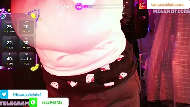 LaInsaciableIntensa online show from March 2026 02:22:02 AM