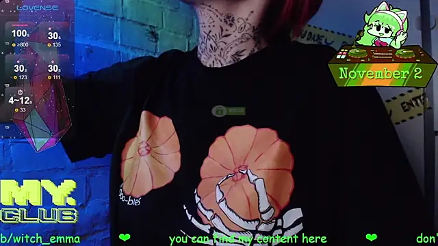 Witch Emma online show from November 2025 10:06:02 AM