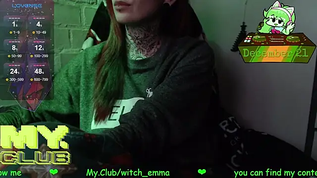 Witch Emma online show from December 2025 08:27:02 PM