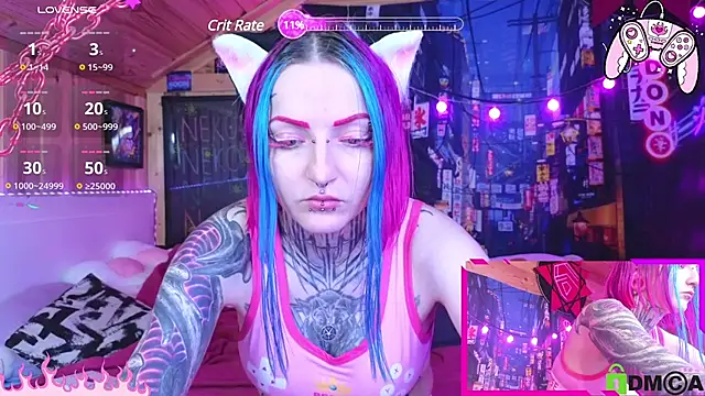 NekoCyber online show from December 2024 04:46:01 AM