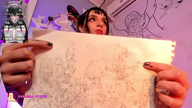 Valeera Evans8 online show from February 2025 08:10:01 AM