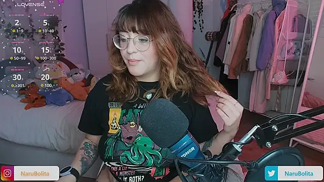 Snapshot of NaruBolita chatting on January 2025 12:19:02 PM NaruBolita online show from January 2025 12:19:02 PM