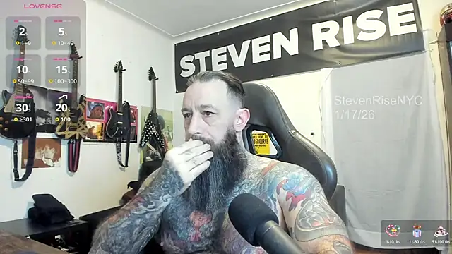 StevenRiseNYC online show from January 2026 12:43:01 PM